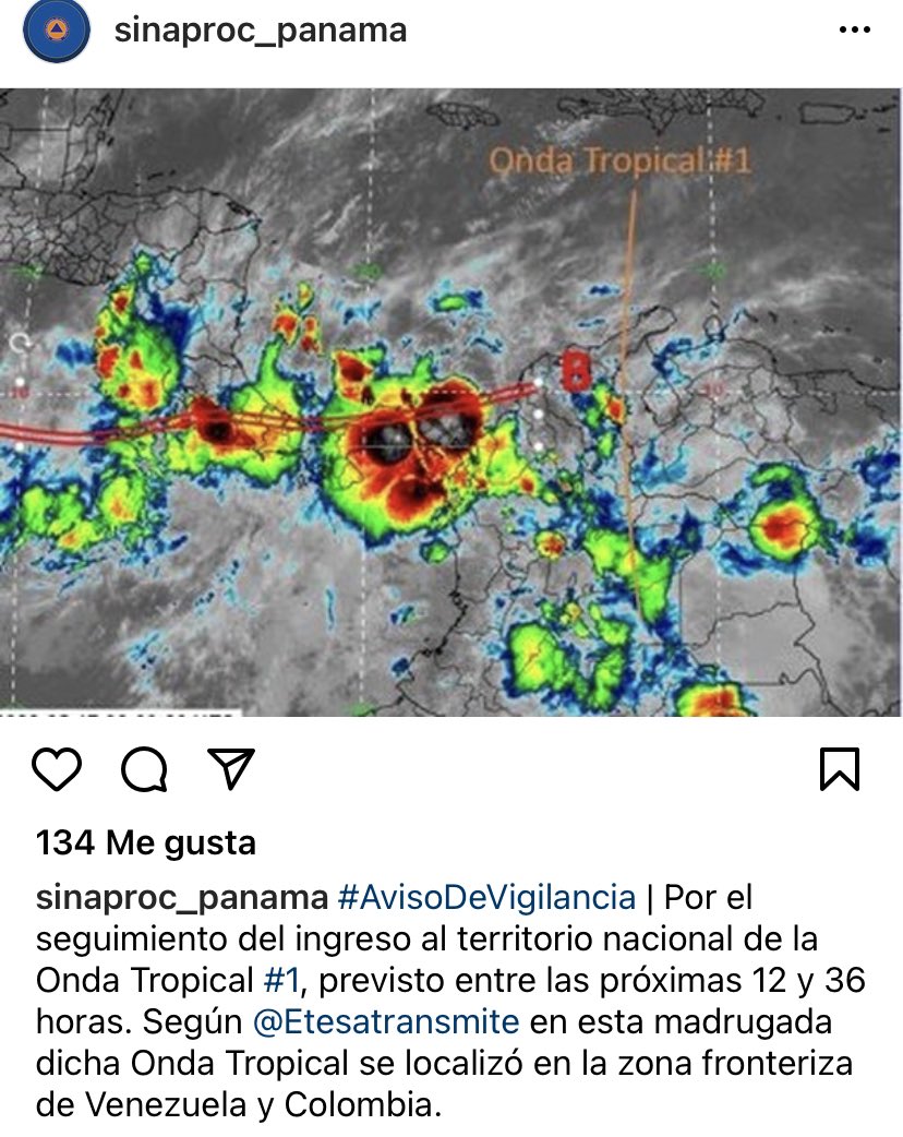 WAO973's tweet photo. #ATENTOS #malclima @Sinaproc_Panama @Etesatransmite https://t.co/AtnJqXPtWC