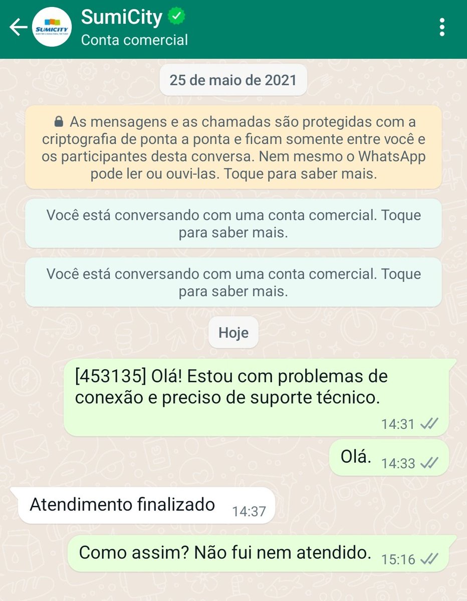 Pedro_Franco_'s tweet photo. Aquele atendimento maravilhoso ao cliente. Só que não. @sumicity #sumicity https://t.co/hVTQQsSijj