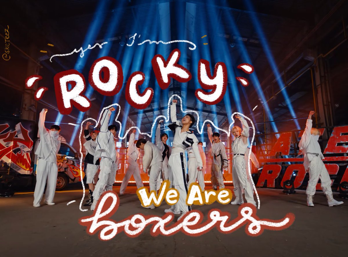 sketeez's tweet photo. WE ARE BOXERS! 

#에이티즈 #ATEEZ @ATEEZofficial #ROCKY #BEYOND_ZERO #エイティーズ https://t.co/XnSiY9Ybf2