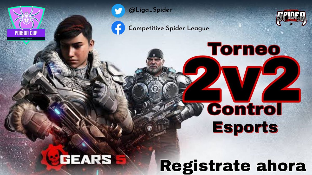 Aún hay cupo disponible al Gran Torneo "Poison 2v2", control esports OG🕸️

🕷️Precio de la inscripción $100 MXN
🏆Premio 💰 para primer y segundo lugar (el premio crece dependiendo el número de duplas inscritas)
🕷️Inscripciones abiertas

🕸️ Más información por DM