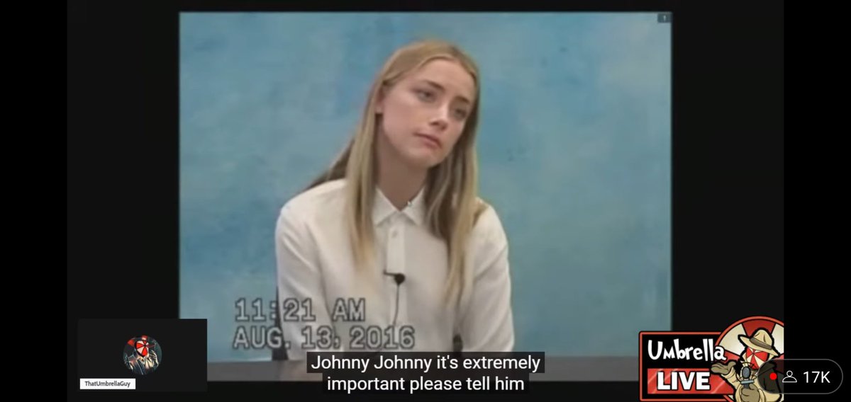 ThatUmbrella's tweet photo. Amber Heard's 2pq6 deposition shows she doesn't suffer from PTSD. https://t.co/8GuI8Segb5
