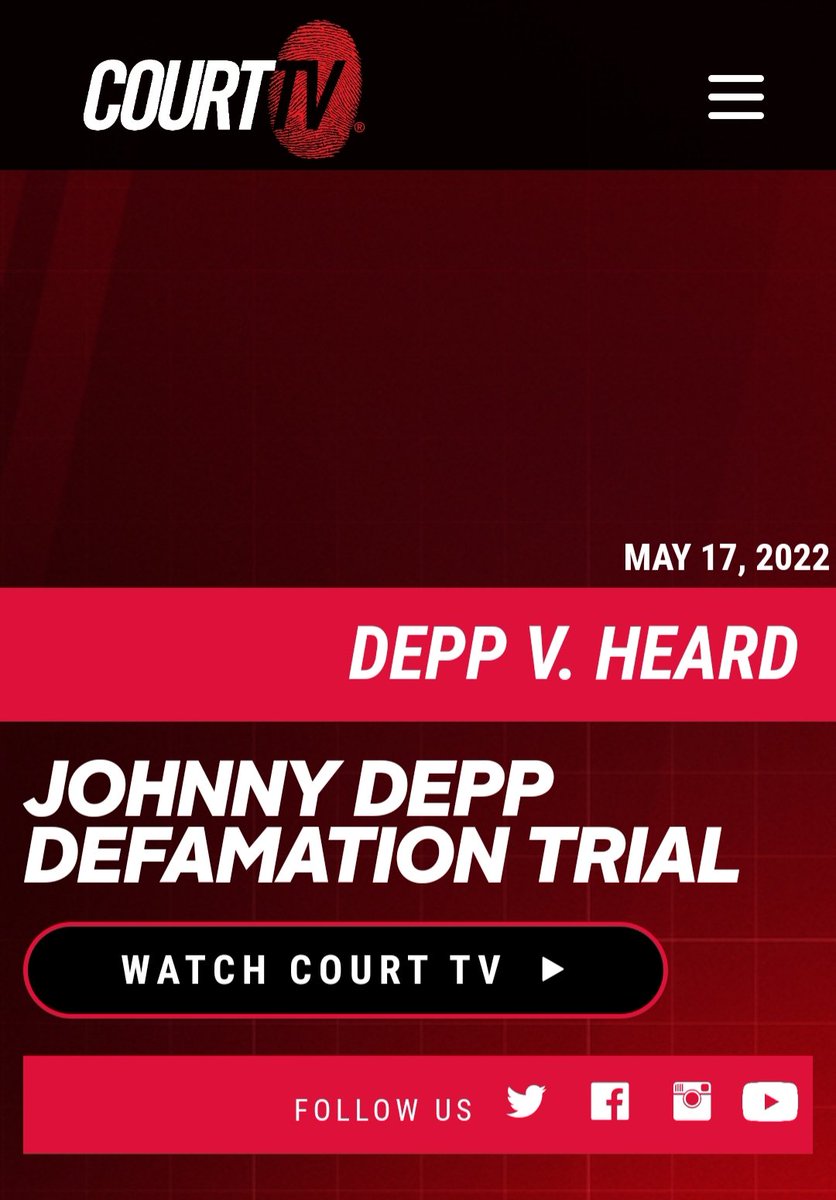 TilennaLea's tweet photo. @StennyGill81 @GellertDepp CourtTV is the network that has exclusive rights 2 record the trial you R able 2 see/hear everything as it happens/view later w/o it being edited. The webpage they have a link 2 watch outside of 🇺🇸 called Court TV UK. Click the right drop down &amp; u can see a lot more ways to view. https://t.co/AhYBIZD16S