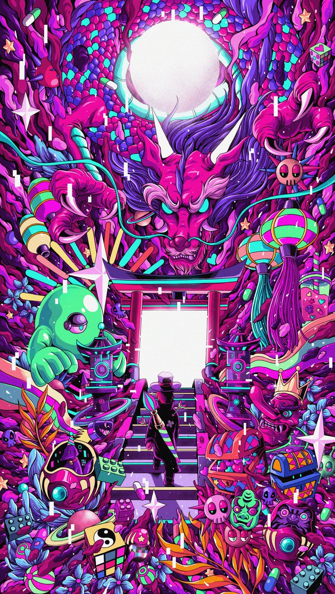 DeeZe's tweet photo. thankful I was able to pick up this beauty 🙌🙌🙌

love the vibe of the mad hatter protagonist walking up the stairs into the great unknown https://t.co/LqVTwiaBfU