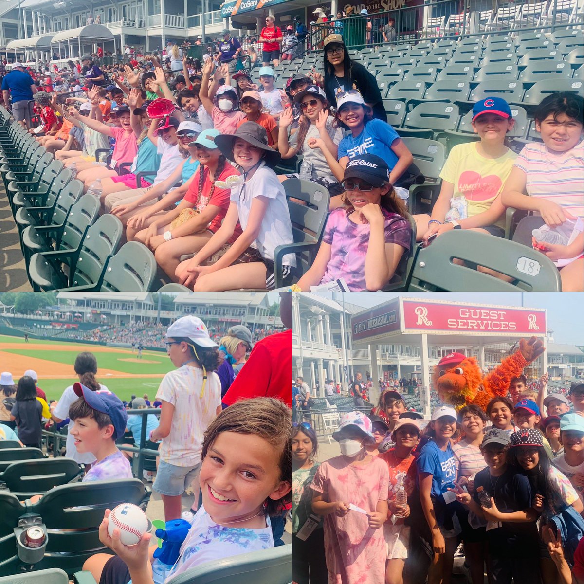 SrtaHdz's tweet photo. Fun day at the Frisco Roughriders game. #5thGradeDual https://t.co/g41uObXidX