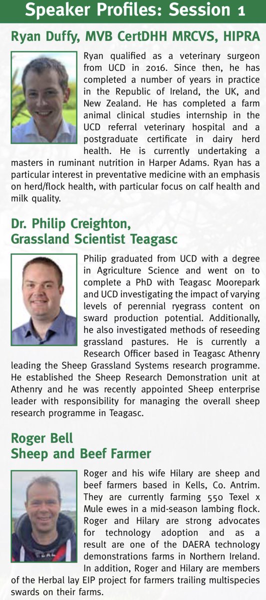 ALANBOHAN's tweet photo. Just 2 more sleeps until the @IrishGrassland sheep conference and farm walk…a fantastic line up of speakers and an excellent farm to visit in the afternoon. Book your ticket on https://t.co/QnV4qVwfxb. Kindly sponsored by @MullinahoneCoop #igasheep #igaevents #teamiga https://t.co/SXkfYDnsGh