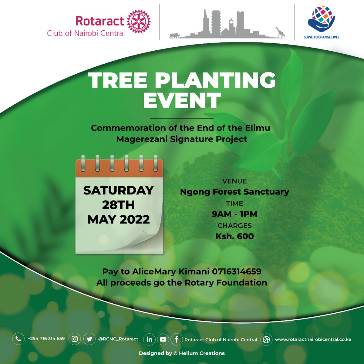RCNC_ROTARACT's tweet photo. "Someone is sitting in the shade today because someone planted a tree a long time ago" Warren Buffet, 1991.
#ElimuMagerezani
#bercnc
#ServeToChangeLives
#ServiceAboveSelf
#onelove https://t.co/7s9IxDWkjm