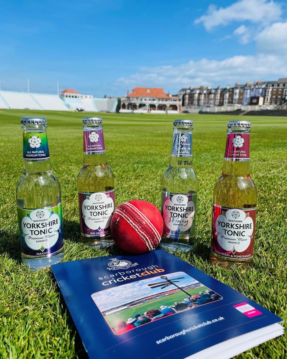 YTonics's tweet photo. Yorkshire Tonics are now OFFICIALY a sponsor of Scarborough Cricket Club (Official Club Site) for this coming season! 

 #yorkshirecricket #yorkshiregin #scarborough #ginandtonic #tonic #local #yorkshireginandtonic #bowled #cocktails #drinks #drinklocal #localdrinking #drinking https://t.co/xrdGoAdxHv