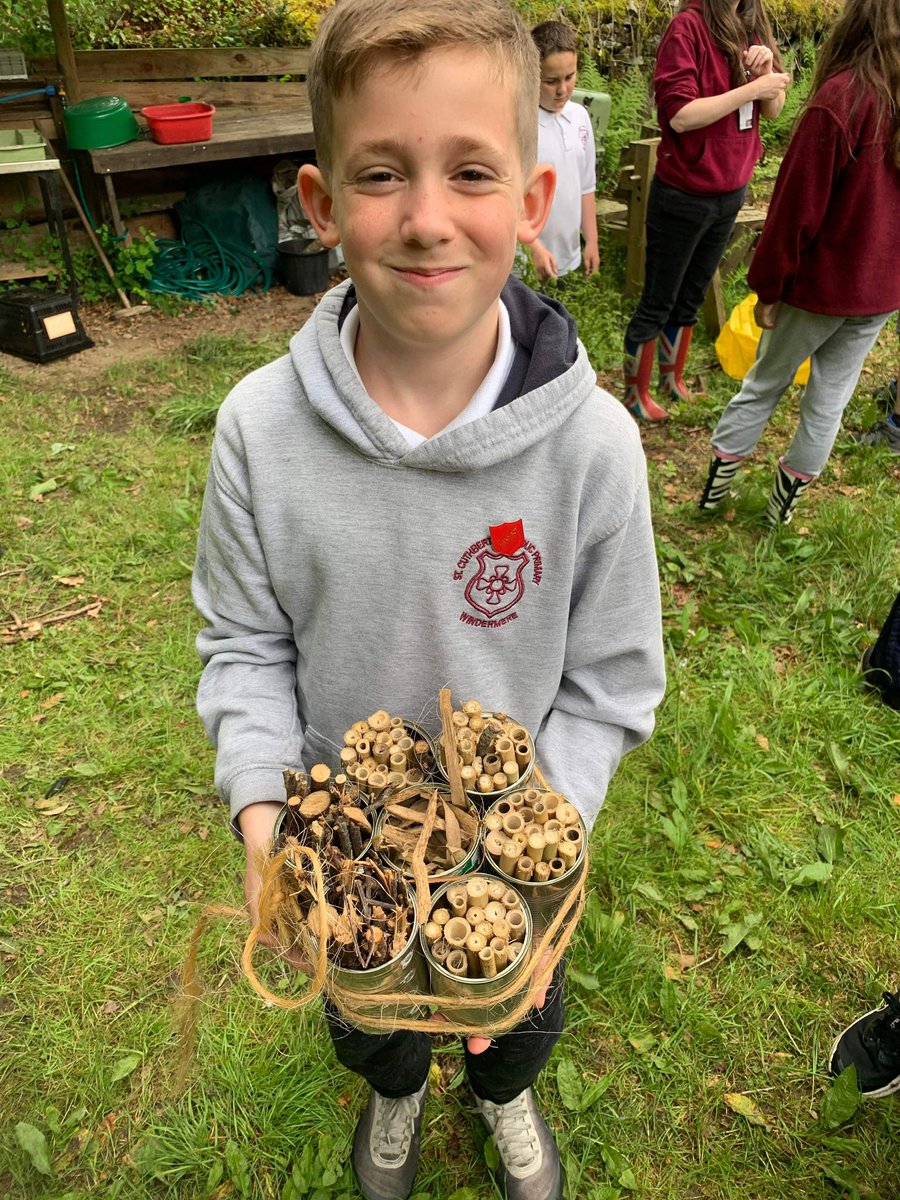 It was so lovely to be back in the woods today with <a href="/Wood_matters/">Woodmatters</a> 🌲 🌹 

We learnt all about #trees 🌳, #pollination and even made our own bees 🐝! 

Thank you to <a href="/nationaltrust/">National Trust</a> for letting us join your ‘blossom together’ project. 

#teamcuthberts #nature #outdoors #windermere