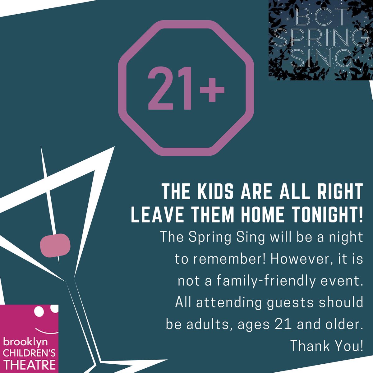 Come on down to the Spring Sing #gala this Thursday! 🎭 Tickets in Bio! We have an exciting night of performances, auction goodies, and refreshments to celebrate our community &amp; our mission. Cocktail party style fun - Adults 21+ only please🥂See you there! #nonprofit #theatre
