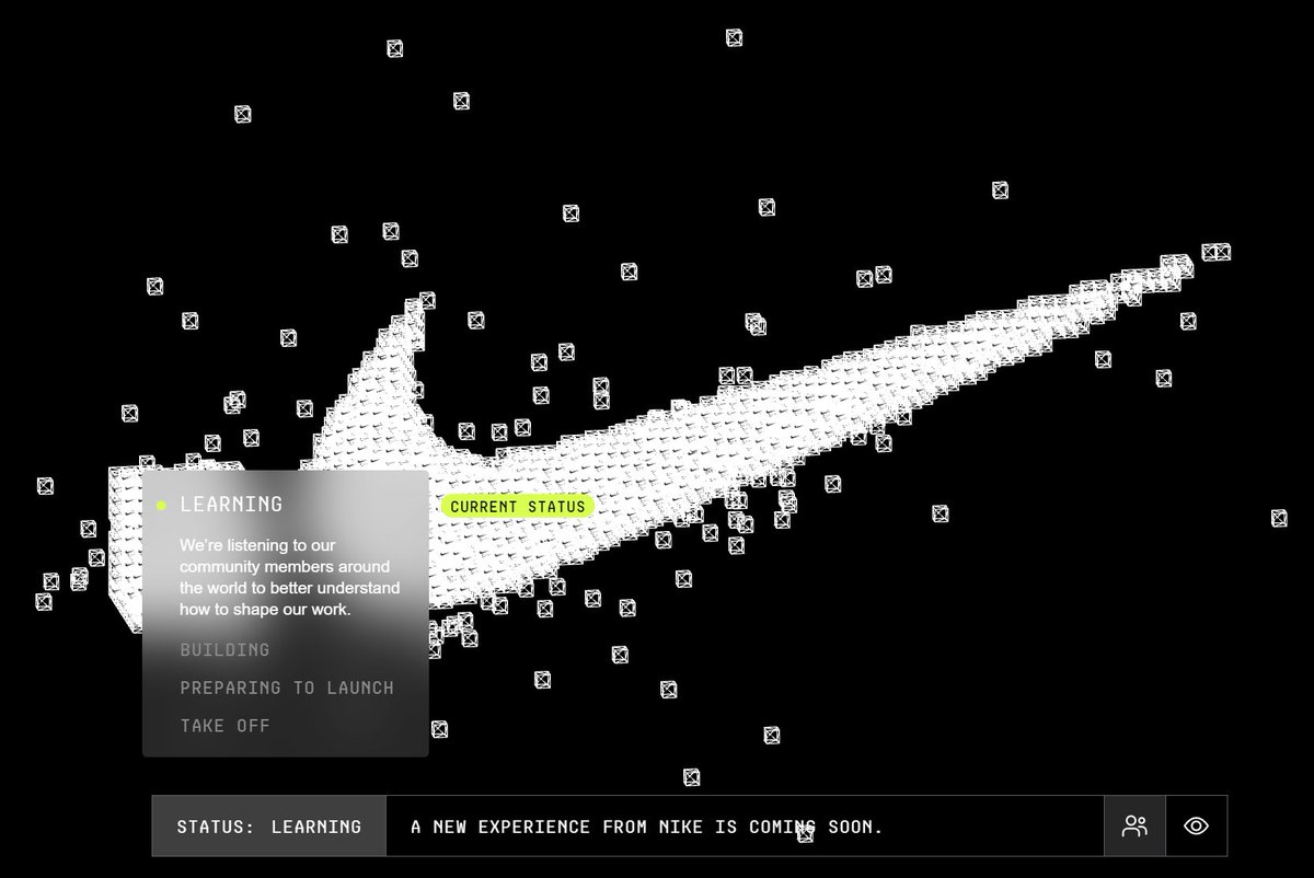 What is this? 🤔

<a href="/Nike/">Nike</a> is Learning

swoosh.nike/en-US