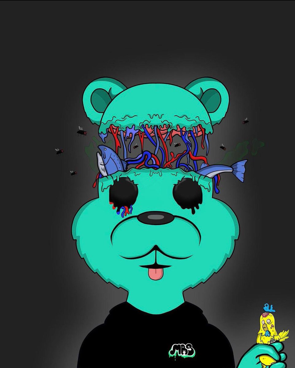 LucyluNFT's tweet photo. @_NFTsPromoter @cybotz_nft WHAT'S UP GUYS! 💚🐻🖤
Have you seen our sneak peak of some of our Moody Bears? 
@MoodyBearSocNFT WL at 0.085eth on the 10th June 💫 WL spaces still available. 🥳

#NFT #NFTartist #opensea #OpenSeaNFT #illustration #NFTProject #ToTheMoon #Ethereum #uniqueNFT https://t.co/5wwKXnyF3G