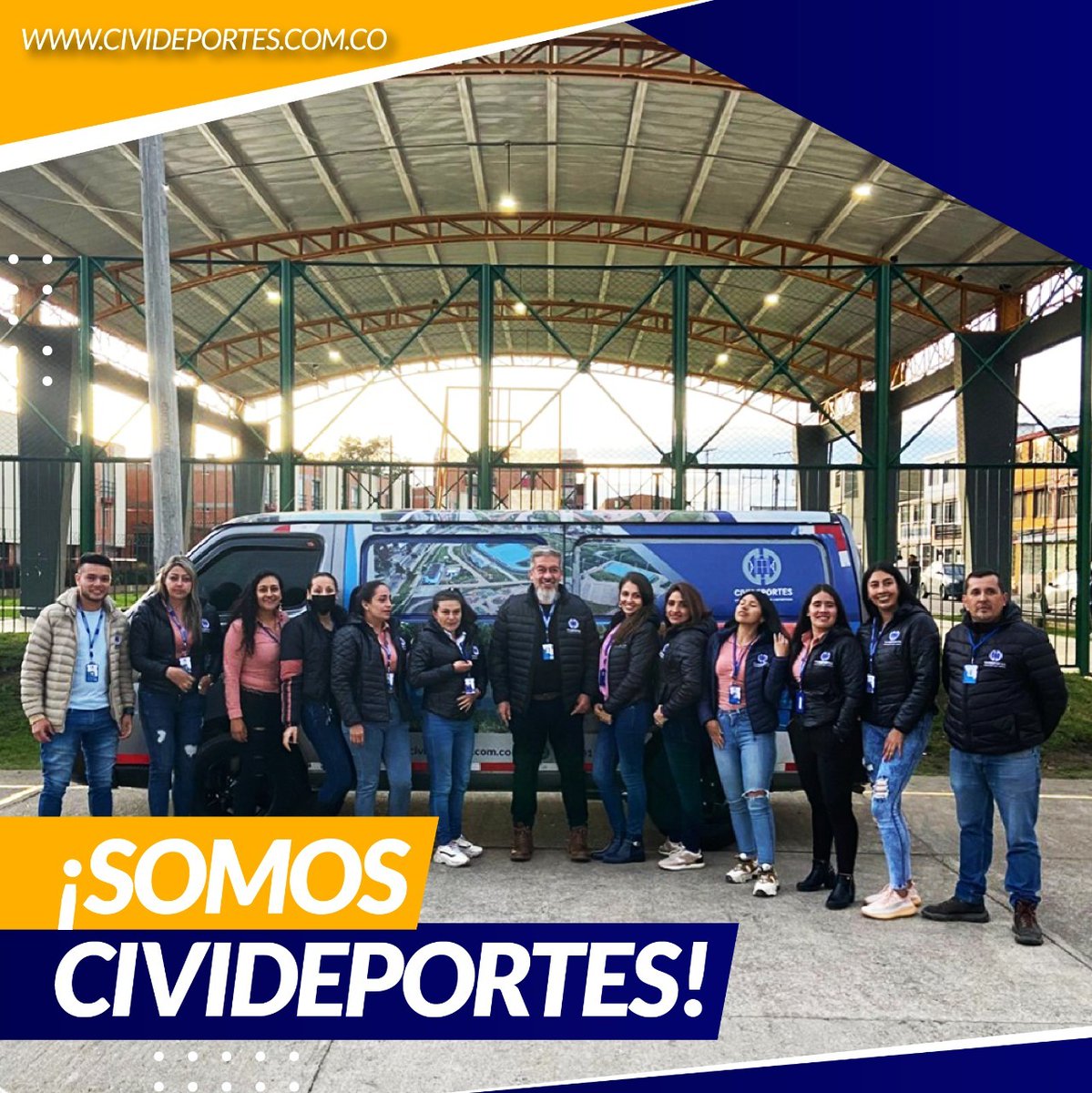 ¡SOMOS CIVIDEPORTES!

Tenemos el personal profesionalmente capacitado para trabajar en grandes proyectos a nivel internacional 💯👌🔝.

SEGUIMOS TRABAJANDO CON TODA 💪

Conoce más en civideportes.com.co 🌐👨🏻‍💻

#canchas #tenis #deporte #patrocinador #remodelación #colombia