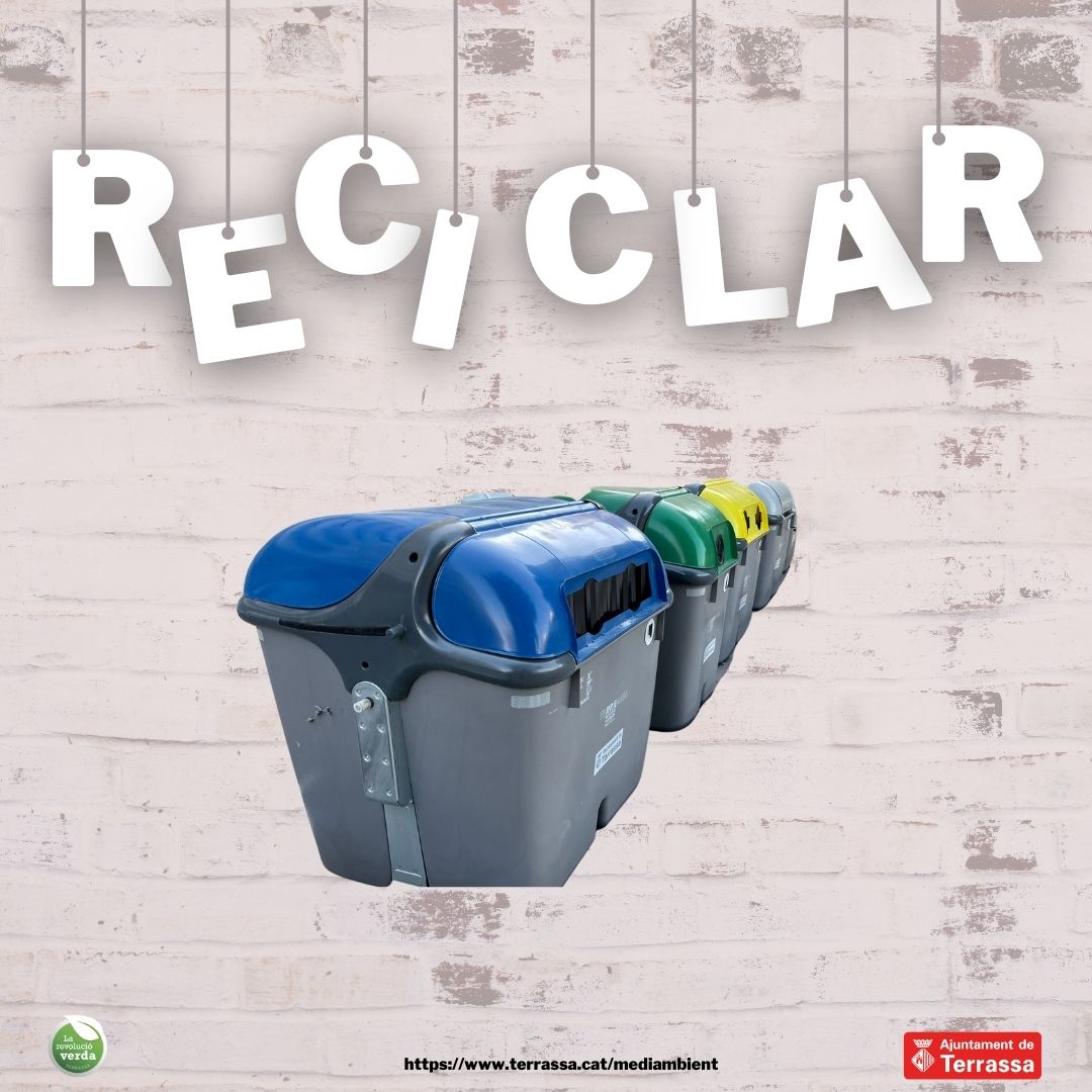 jordi_ballart's tweet photo. ♻️ Avui és el Dia Mundial del Reciclatge. A #Terrassa cada cop reciclem més, però cal continuar esforçant-nos per reduir els residus i separar-los millor per assumir l'objectiu del 65% de reciclatge d'aquí al 2030. Juntes i junts fem una ciutat més neta i sostenible! https://t.co/oX7rlbRHeo