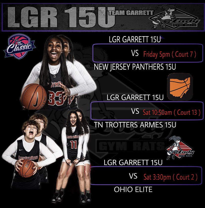 Coach J Garrett (@coachjgarrett2) on Twitter photo Back at it this weekend at The Classic in Louisville. Coaches, come check out this competitive group vs some competitive teams! @NikeLadyGymRats <a href="/Ohio_Basketball/">OhioBasketball.com</a> #theclassic Back at it this weekend at The Classic in Louisville. Coaches, come check out this competitive group vs some competitive teams! @NikeLadyGymRats <a href="/Ohio_Basketball/">OhioBasketball.com</a> #theclassic