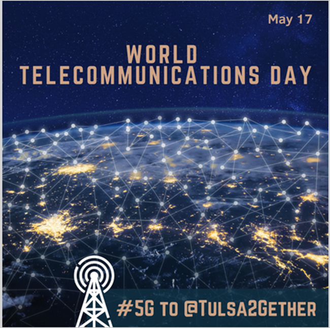 TheCrewTulsa's tweet photo. #5G #tulsa2gether #WorldTelecommunicationDay https://t.co/9GHqnf8JWB