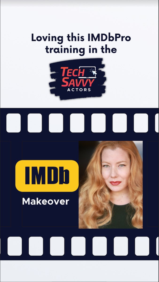 Findafox's tweet image. Excited to give my IMDb a facelift! Thanks @KariNissena great stuff! @Marketing4Actor 💞 you’re the best! #actorslife