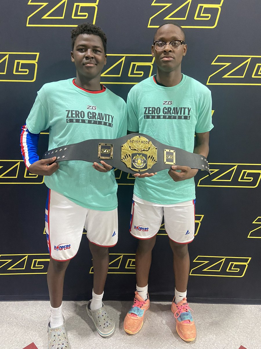 Championship Game MVPs - Josh Ntiamoah and Joel Bassue.  15uz