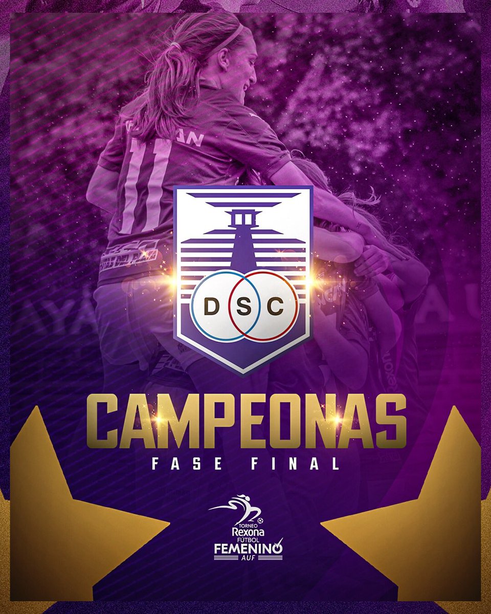 AUFfemenino's tweet photo. 🥇 𝐂𝐀𝐌𝐏𝐄𝐎𝐍𝐀𝐒 

👏🏻 ¡Felicitaciones, @DefensorSpfem !

🏆 Jugarán la @LibertadoresFEM en su próxima edición. 

#TorneoRexonaDeFútbolFemenino https://t.co/omwnSZviOM