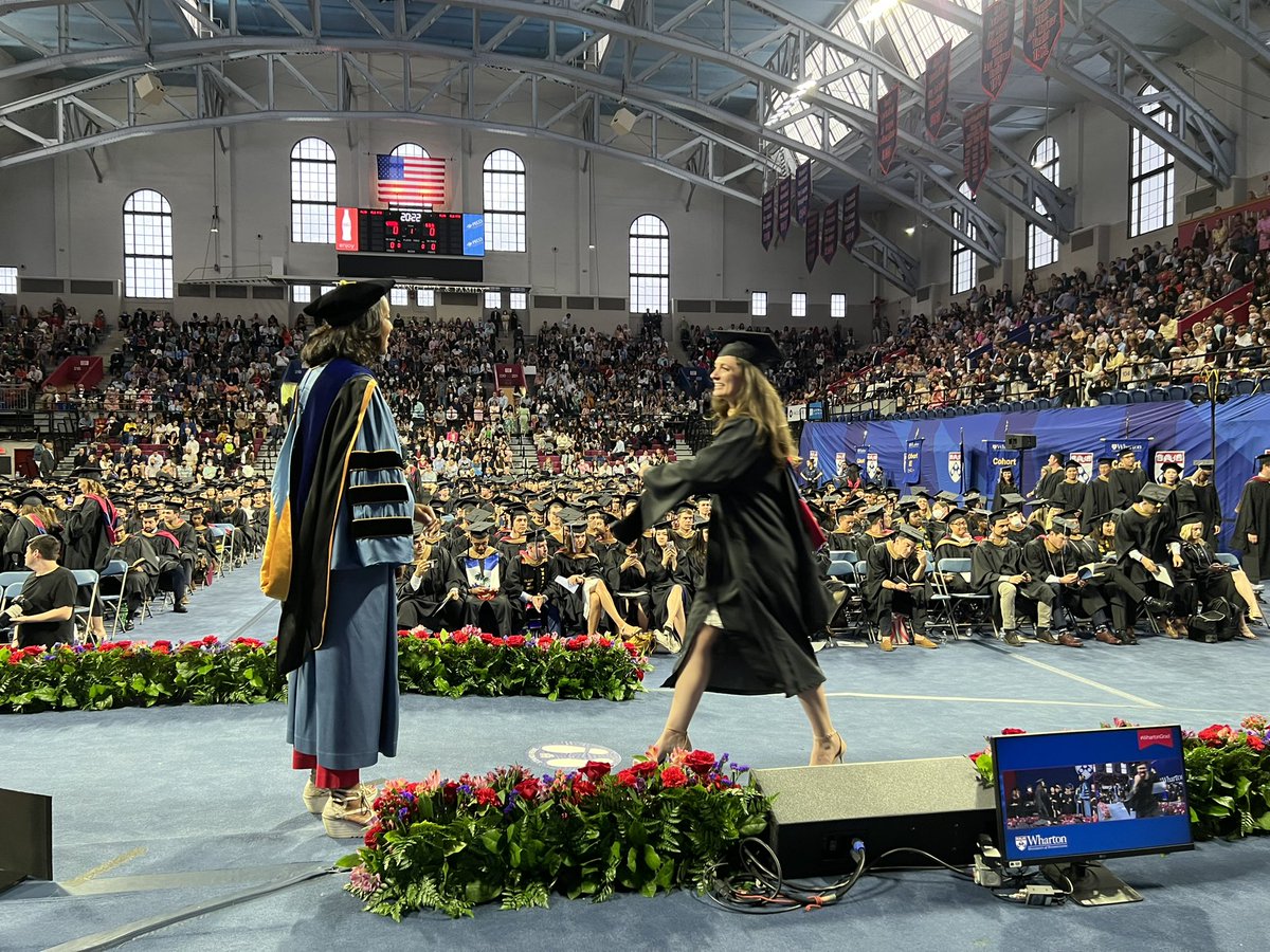 NRothbard's tweet image. Congrats to the @Wharton class of 2022. Happy to be a part of this journey and joyous day!