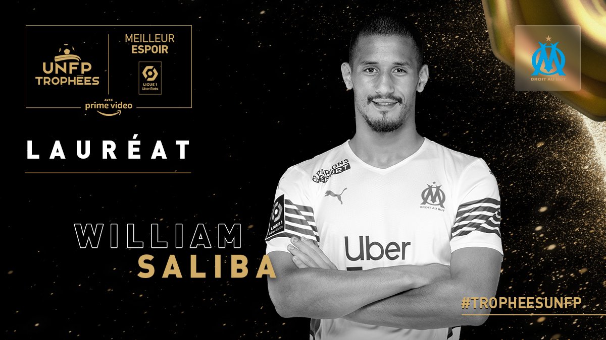 ويليام ساليبا لاعب #مارسيليا يحصل على جائزة افضل لاعب شاب في الدوري الفرنسي لهذا الموسم.
#الديربي
<a href="/wissamsaliba24/">Wissam Saliba</a>