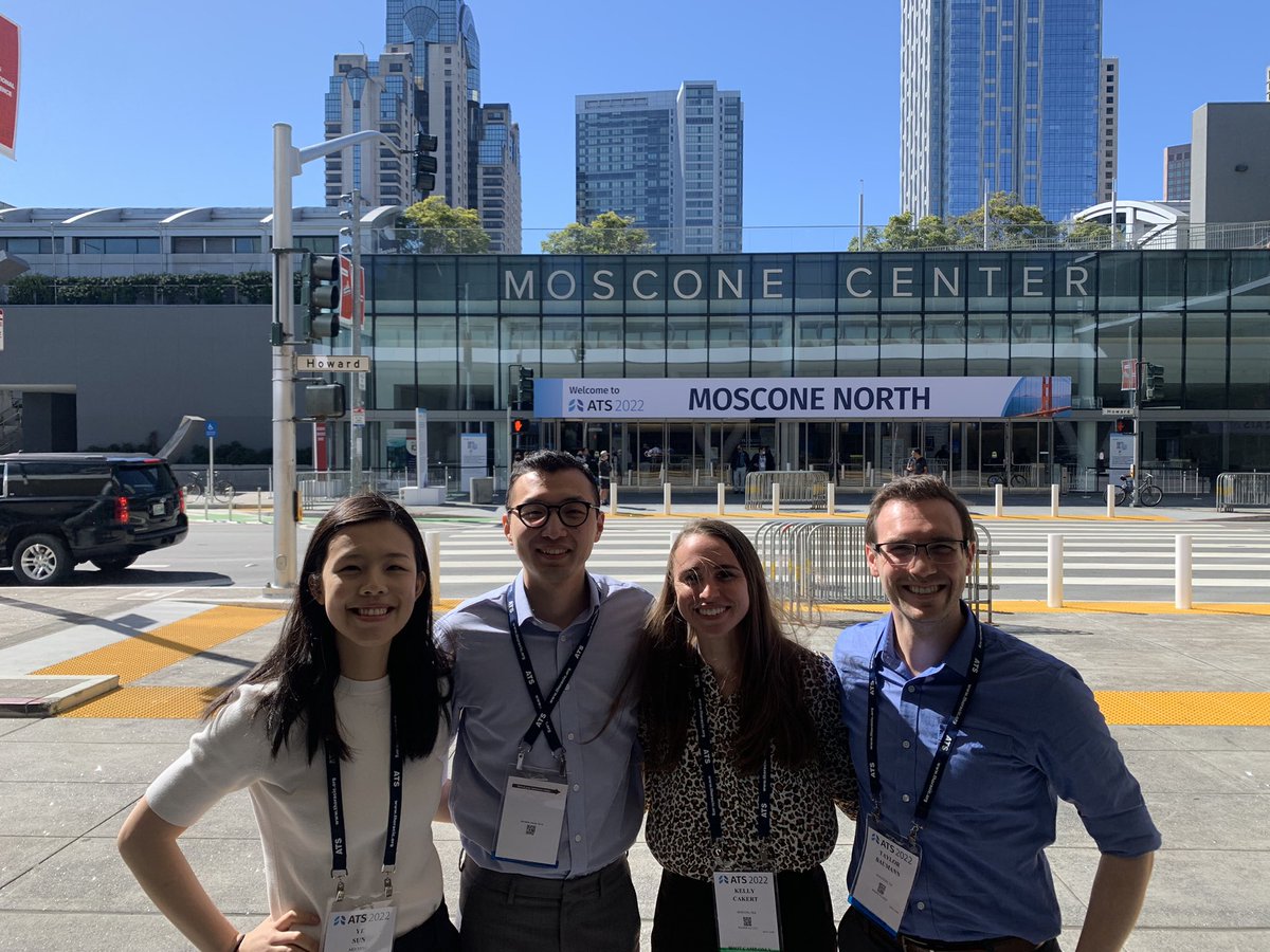KellyCakertMd's tweet photo. Had an absolute blast in San Fran at #ATS2022 with my future co-fellows! 🫁🩻 @bobzsun @md_baumann #Ye https://t.co/N2eqYTI6d4