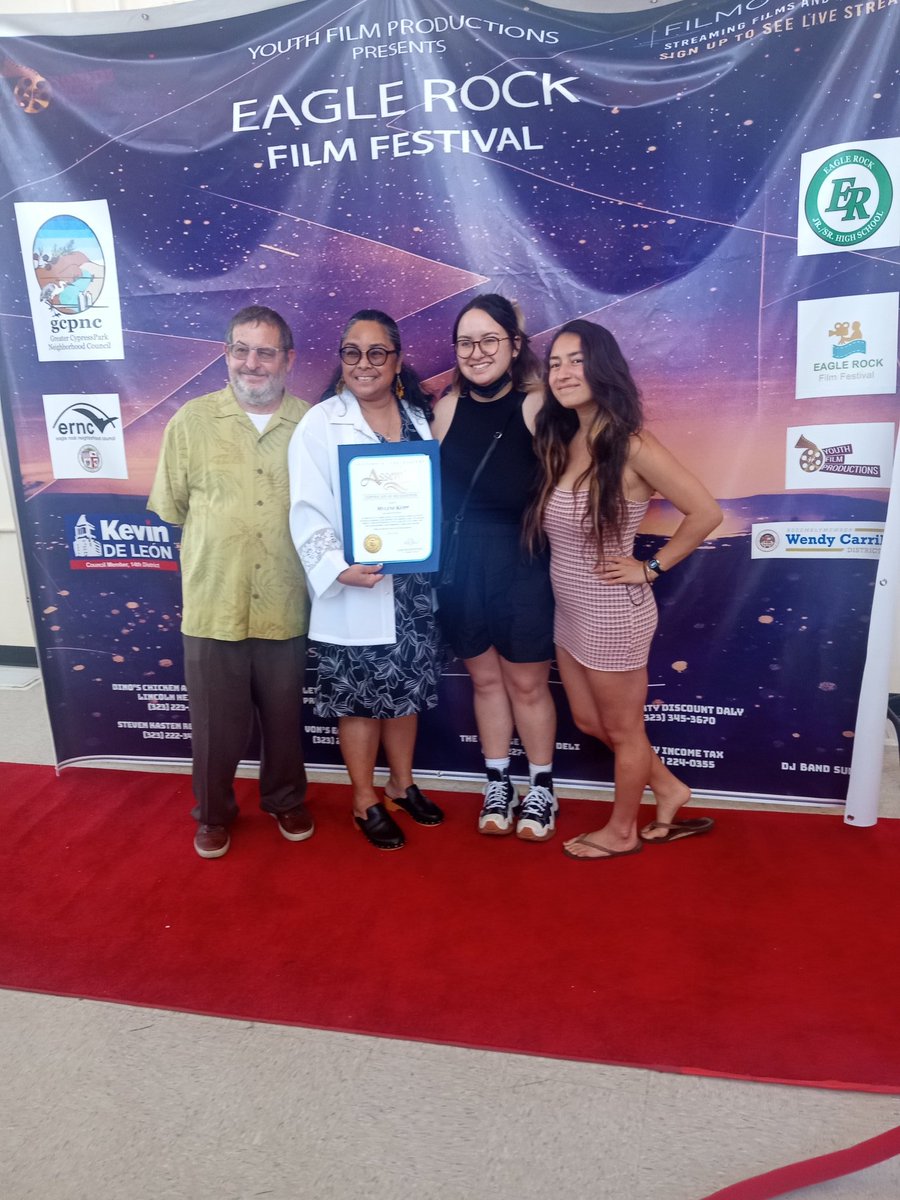 MvpChannel's tweet image. Eagle Rock Film Festival for 2022 in the books we would like to thank Eagle Rock High School ASB for help. special guest assemblywoman Wendy Carrillo gave an inspirational speech to the kids, comedian Will Kerkman had the room and didn't let go until we premiered the films