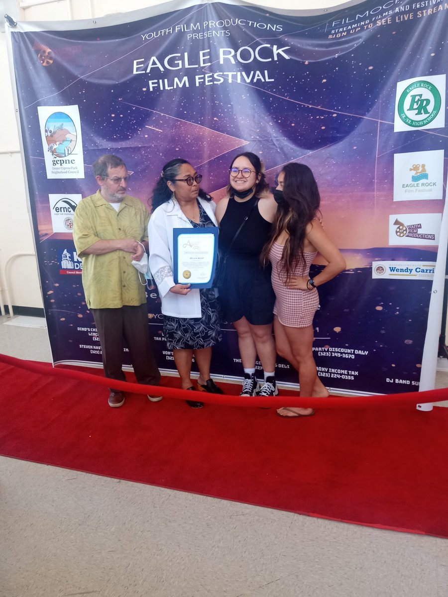 MvpChannel's tweet image. Eagle Rock Film Festival for 2022 in the books we would like to thank Eagle Rock High School ASB for help. special guest assemblywoman Wendy Carrillo gave an inspirational speech to the kids, comedian Will Kerkman had the room and didn't let go until we premiered the films