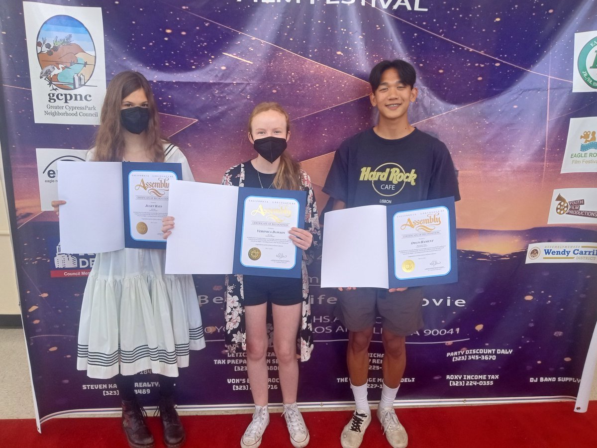 MvpChannel's tweet image. Eagle Rock Film Festival for 2022 in the books we would like to thank Eagle Rock High School ASB for help. special guest assemblywoman Wendy Carrillo gave an inspirational speech to the kids, comedian Will Kerkman had the room and didn't let go until we premiered the films