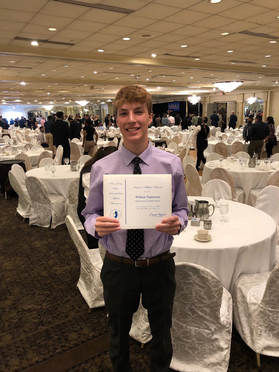 HHSTIGERS's tweet photo. Congratulations to Hackettstown HS Senior Will Tagliareni for being selected as a NJSIAA Scholar Athlete !!! #TigerProud https://t.co/nLAh6Gof5P