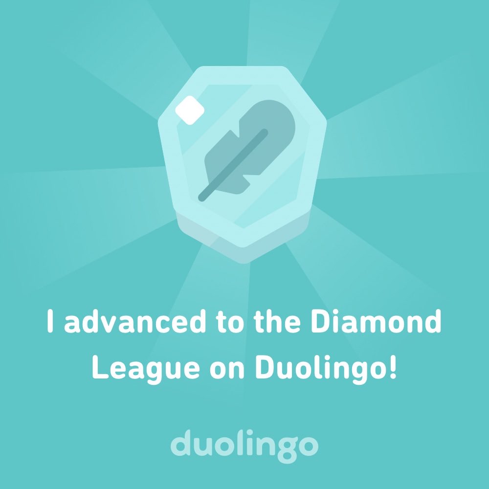 I’m moving up the leaderboard on Duolingo! It’s free, fun, and effective for learning languages. Join me? invite.duolingo.com/BDHTZTB5CWWKTD…