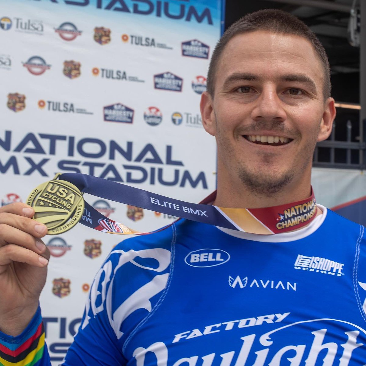 Tucson takes home the 🇺🇸! 
Sending a massive congratulations to Daleny Vaughn and Corben Sharrah for winning today’s Elite BMX National Championships! 🥇

📸: @dbetcher44 #BMXNats #BMXRacing