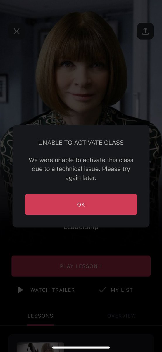JimDoingCrypto's tweet photo. @MasterClass I’ve had trouble access content for over week. And no luck with your support team either. Can you help? https://t.co/7jCqzvMBcr