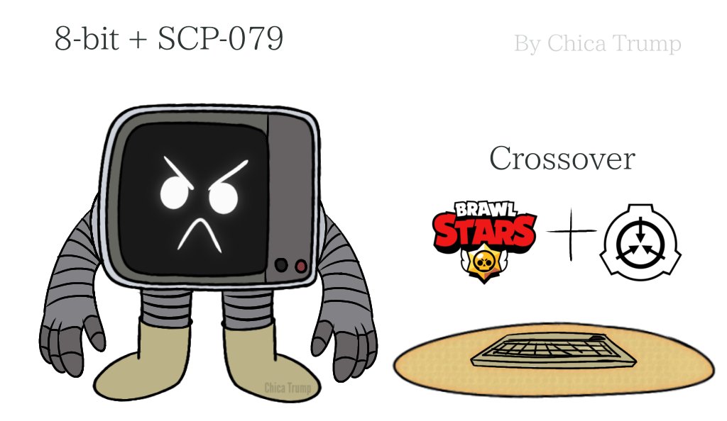 ChicaTrump's tweet photo. Two art crossovers. I apologize in advance for any inconsistencies with canon. Oriented based on models from games and photos from the Internet. 
#SCPFoundation #SCP
#SCP049 #SCP079
#BrawlStars #Crow #8bit
#БравлСтарс #Ворон #8бит https://t.co/7yeeHwZ3en