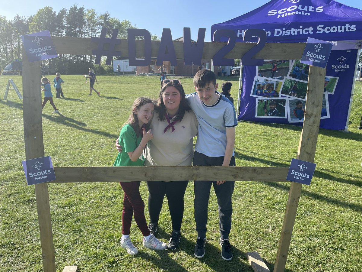 Thank you @hitchinscouts for an amazing weekend at DAW22. My children and I are very greatful to be part of it. #skillsforlife #memoriesmade