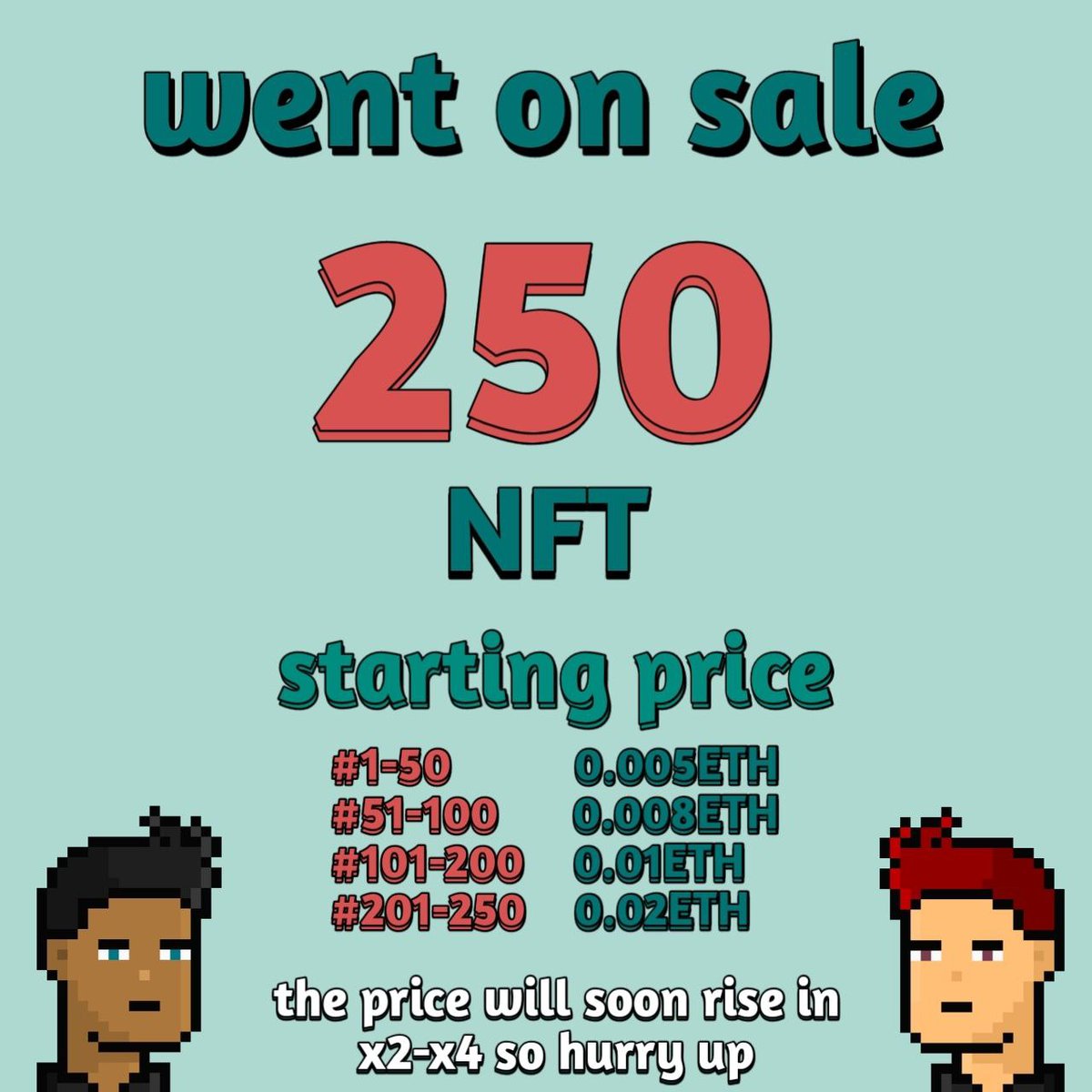 UCryptopunks's tweet photo. the price will soon rise in x2-x4 so hurry up🤯

You can buy on OpenSea🤤

#nft #nfts #nftcollector #nftcollection #nftcommunity #digitalart #nftart  #nftstories #metaverse #crypto #ethereum  #bitcoin #OpenSeaNFT  #Etherum  #mintable #NFTshilling #NFTS https://t.co/7fw2Tv1x5e