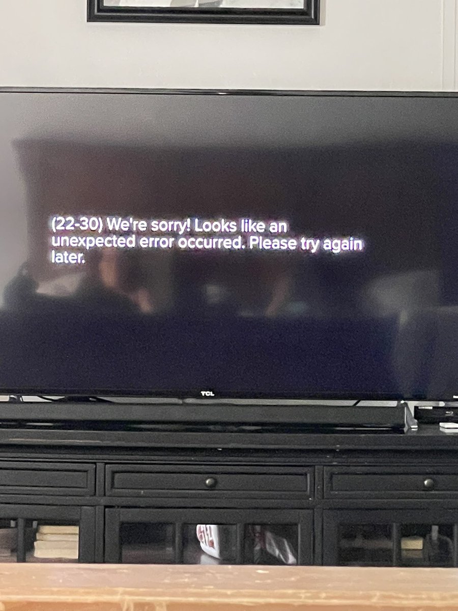jasondweaver's tweet photo. @Sling I’m missing the playoffs! WTH. https://t.co/f0tUTnoaGZ