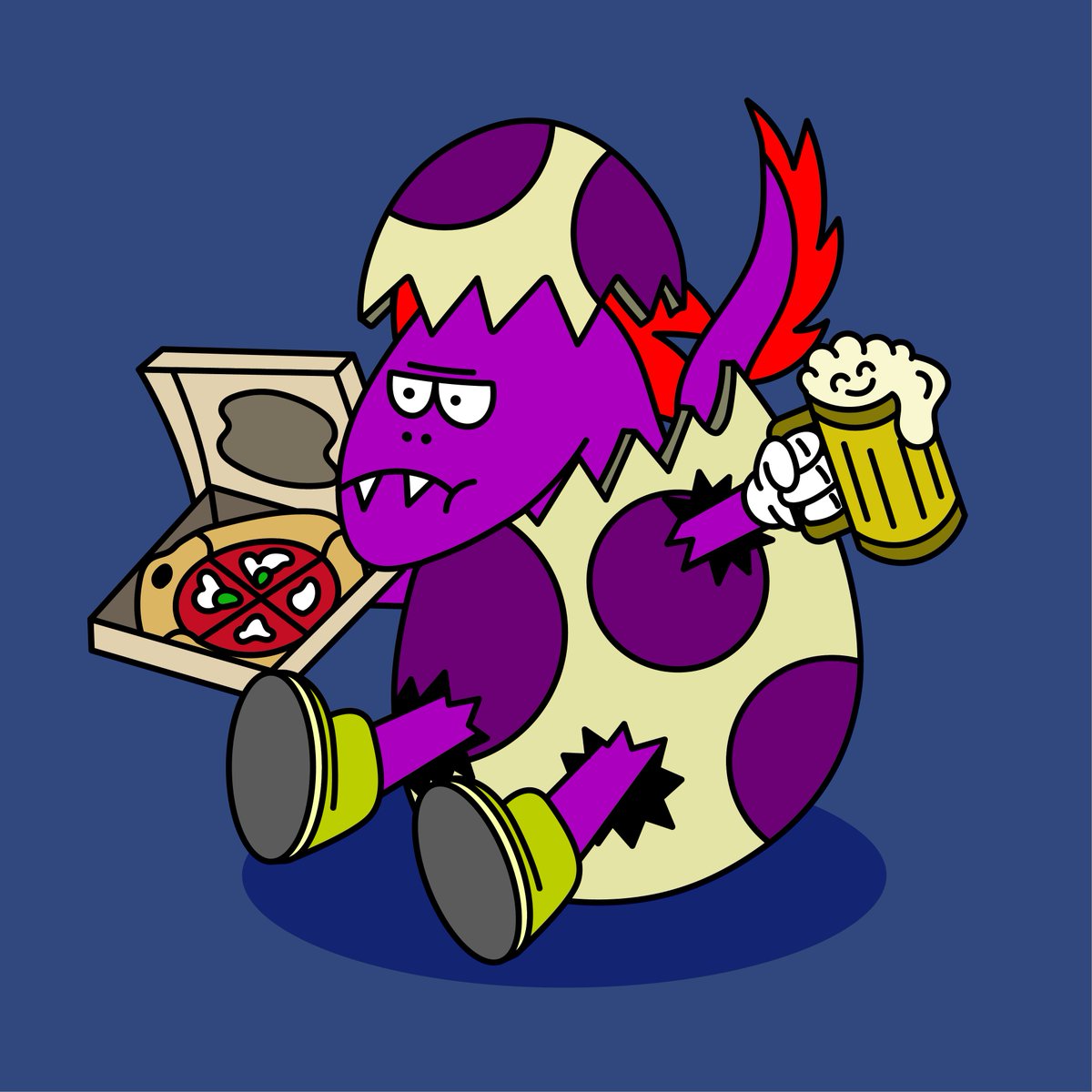 UglyDynozNFT's tweet photo. Howdy #dynozfam 🦖 , weekend's gone, Monday approaching...do you ever feel like this on Sunday evening ?👇
#NFTs #NFT #NFTCommunity #NFTdrop   #OpenSeaNFT #EthereumNFTs https://t.co/6ayL4X2YXo