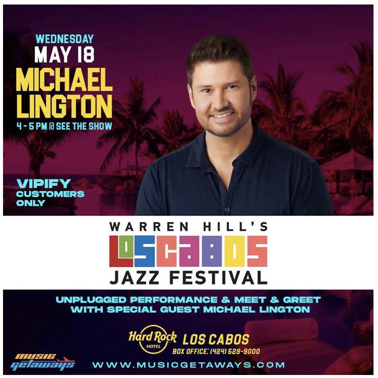 LingtonSax's tweet photo. Excited about my journey for the next few days! Starting tomorrow, I’ll be in Mexico for @LosCabosJazz 

Not only am I hosting a private meet n greet / concert for the VIP ticket holders but @brianculbertson and I are reuniting for a one night only concert headlining the festival https://t.co/XLT8YM9HjQ
