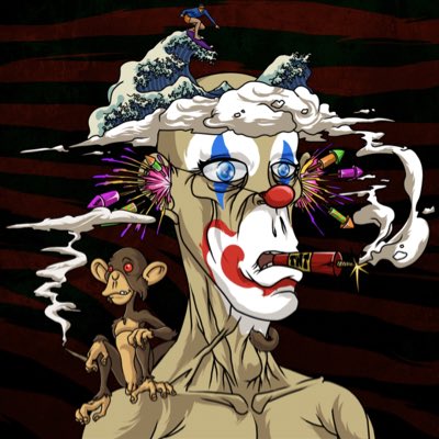 andnothinelse's tweet photo. A true @smokeheadsnft never smokes alone #wavy 🌊 getting that #monkeyoffmyback ready to mentally #checkout is this #somekindofjoke ? 🤡 🧨 https://t.co/r0I3Sx2DDP