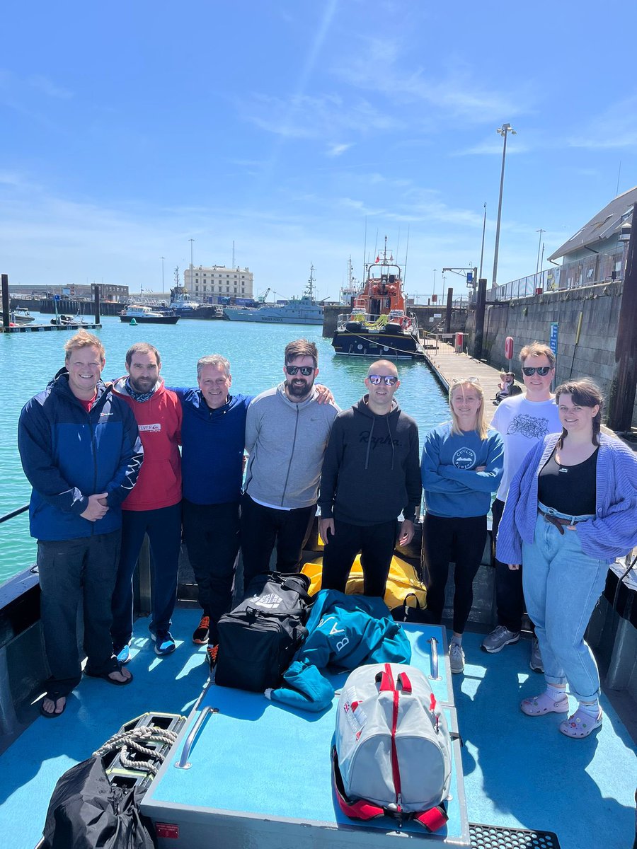 Cleworth77's tweet photo. We had a great time this weekend practicing our cold water swimming and changeovers ready for our Jersey to France relay attempt in July raising money for @YWTrust @WatesGroup https://t.co/wyys2DWKgw
