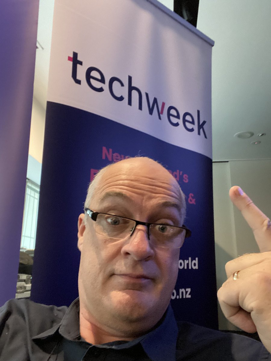 dwdowns's tweet photo. About to kick off @TechweekNZ on Techweek TV. Ministers! Companies! Tech! It’s all on. Tune in from 9am, all week. #goodfortheworld #techweektv https://t.co/II7hMS4mf4