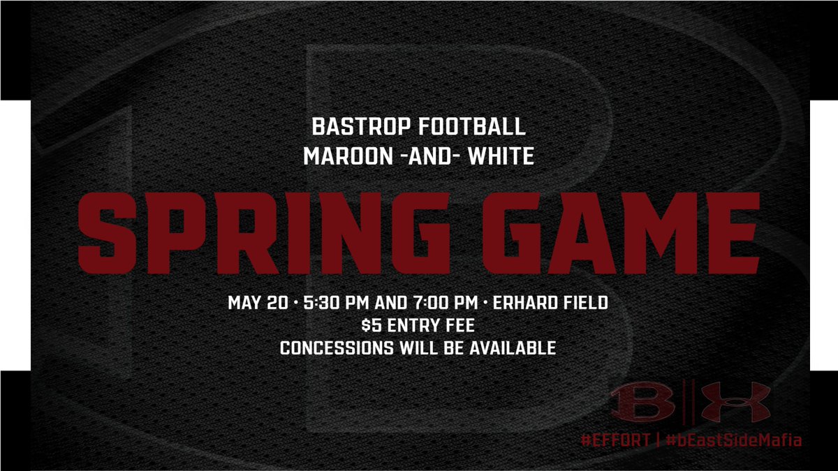 Spring Game This Week!

#EFFORT | #bEastSideMafia