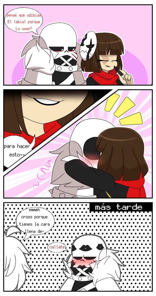 Cristal13Margi's tweet photo. después de mucho alfin lo termine TuT
(es difícil dibujar en el celular :v)
fell!cross by jakei
fell!goopy by me
#comic #undertale #xtale #goopytale #crossxgoopy #croopy #fellcroopy #undertaleAU https://t.co/ecnsnWwr7M
