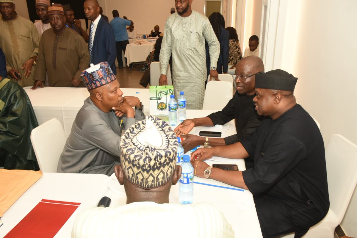 GovBorno's tweet photo. 2023: @ProfZulum, @KashimSM screened by @OfficialAPCNg in Abuja.. https://t.co/akPi6mOEft https://t.co/E4nntrpvMT