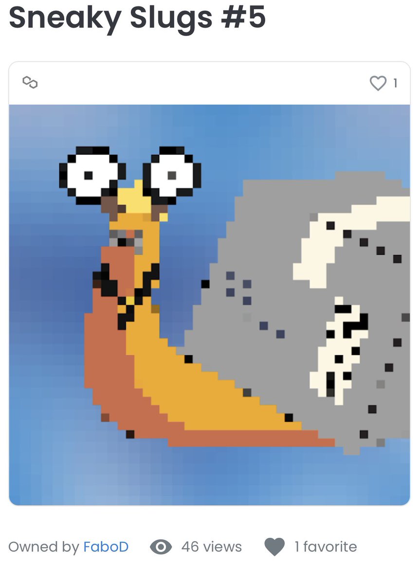 SneakySlugs's tweet photo. Thank you @AllDucksNft for the support.  Glitched for a minute on OpenSea but it’s now posted. https://t.co/1ycBbL0XVT