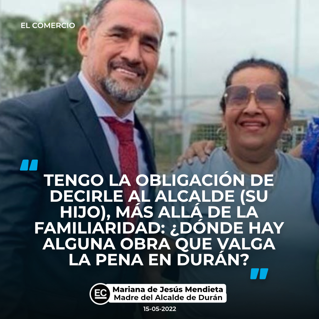 elcomerciocom's tweet photo. Dalton Narváez, alcalde de Durán, fue recriminado por su madre que denunció falta de obras en el cantón » https://t.co/NkWvKTGJhX https://t.co/wPYs8z9wTV