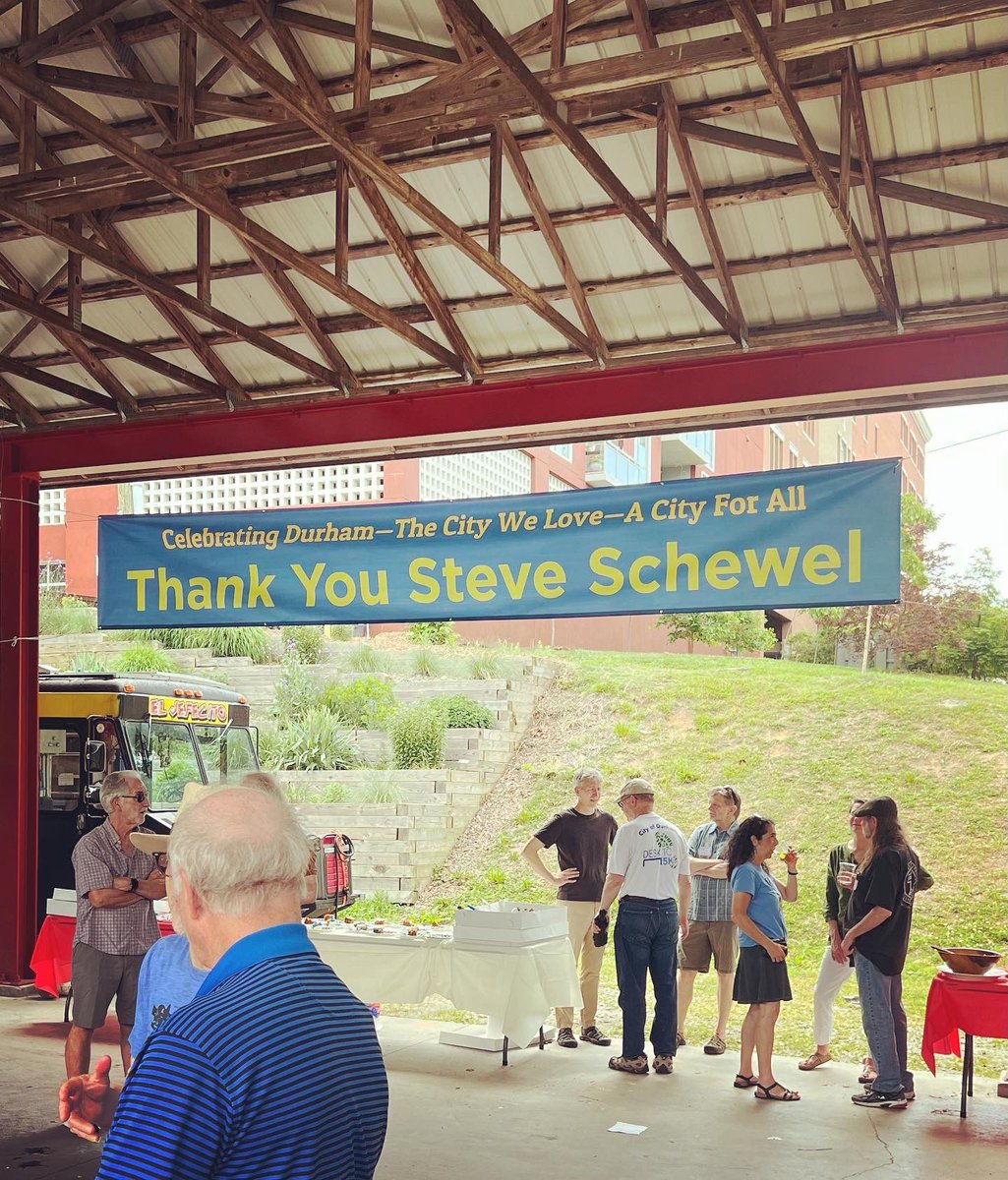 ChuckManningSr1's tweet photo. Thank You Mayor Schewel For All You’ve Done For Durham https://t.co/DoIa2rNoe5