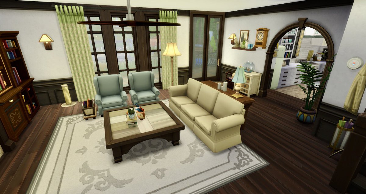 Am I the only one who spends 20+ hours building 1 house? I feel like I’m slow. Willow Farm House. Gallery: AmberBlehh81 💚#ShowUsYourBuilds #TheSims