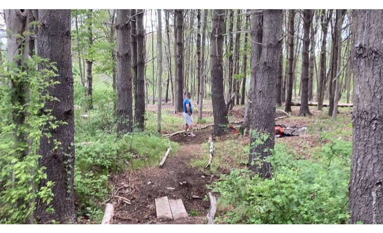 MillisMohawk's tweet photo. Some great progress made today! #MohawkTrail #INDIGENOUS https://t.co/45Fl0s5w1p