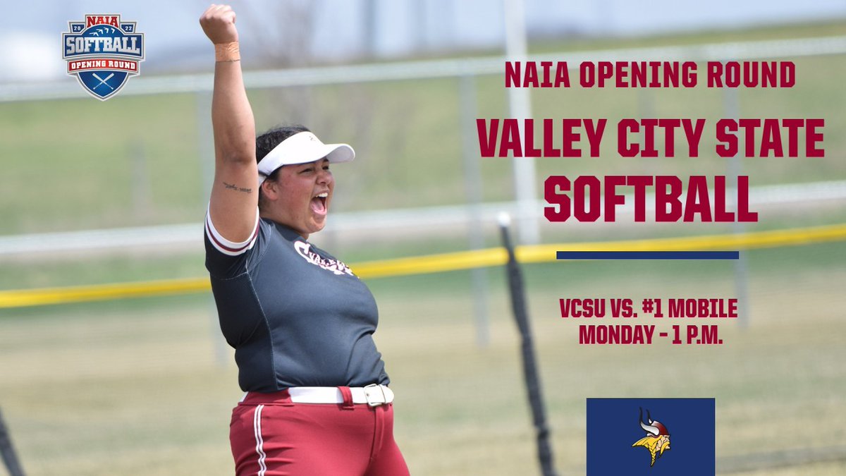 VCSUVikings's tweet photo. That National Tournament feeling! 🥎
VCSU takes on #1 Mobile TOMORROW at 1 p.m. in Gulf Shores! Fans can follow the live action at the links below. #GoVikings #NAIASoftball
Watch (PPV): https://t.co/4kp3exnUD1
Stats: https://t.co/Hmv5ENnwaH https://t.co/fVEv0VtA2x